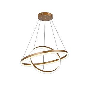 Inlight Κρεμαστό φωτιστικό LED 58W 3CCT (by switch on base) 6095-B-Golden