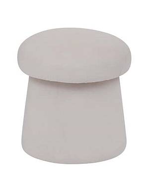 Σκαμπώ βελουδ.σχ.μανιτάρι εκρού 37Χ40