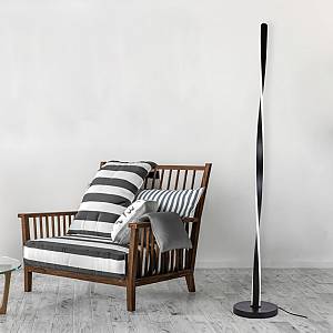 Inlight Επιδαπέδιο φωτιστικό από αλουμίνιο σε μαύρη απόχρωση (45025-Black)