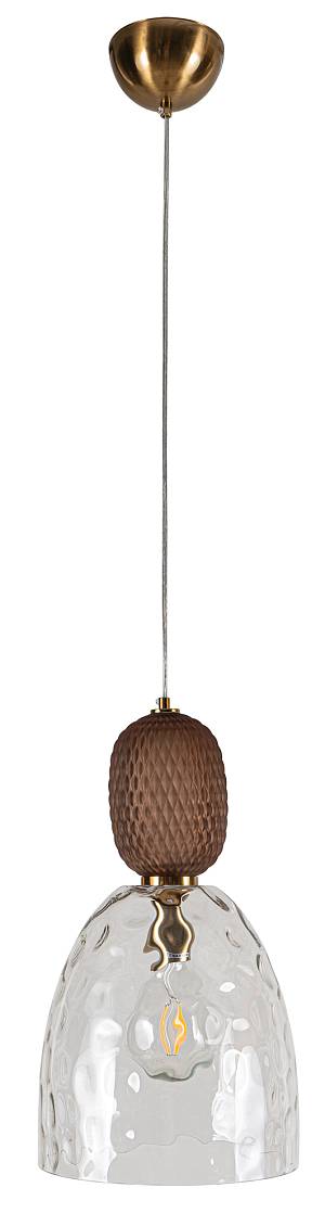 PDC 1281 BW  1/Φ ΣΦΥΡΙΛΑΤΟ ΓΥΑΛΙ ΜΕ ΔΙΑΚΟΣΜΗΤΙΚΟ ΚΑΦΕ ΓΥΑΛΙ 1XE27