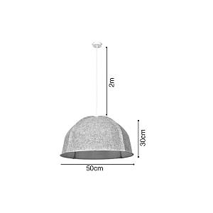 Inlight Acoustic Light 1xE27 Pendant Light D:50x30cm (4061)