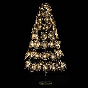 GLOW FLOWER 180 ΧΡΙΣΤΟΥΓΕΝΝΙΑΤΙΚΟ ΔΕΝΤΡΟ LED COPPER PVC H180cm