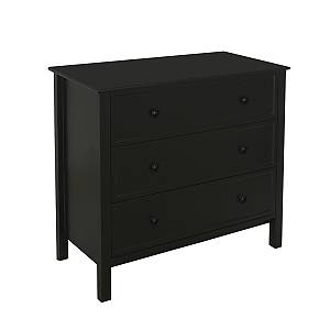 HOMEY ΣΥΡΤΑΡΙΕΡΑ 3ΣΥΡΤΑΡΙΑ ΜΑΥΡΟ 80x40xH77cm