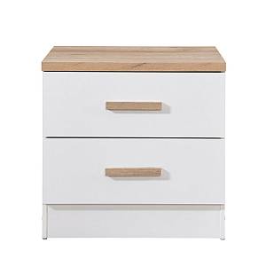 PRACTICO ΚΟΜΟΔΙΝΟ 2ΣΥΡΤΑΡΙΑ ΦΥΣΙΚΟ ΛΕΥΚΟ 50x40xH50cm