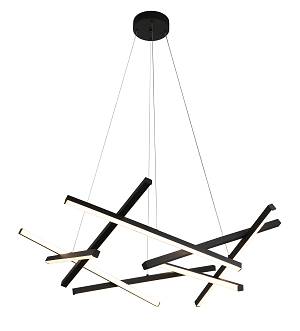 PDC 551-70 BK LED ΠΟΛΥΦΩΤΟ ΜΑΥΡΟ ΤΡΙΛΙΖΑ 80W 3000K