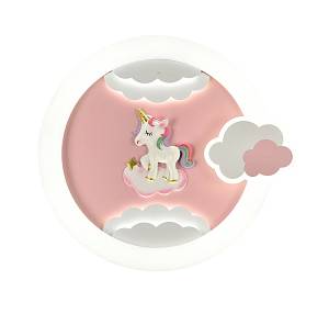 CCC 4319 ΠΛΑΦΟΝΙΕΡΑ ΠΑΙΔΙΚΗ LED ΡΟΖ ΜΟΝΟΚΕΡΟΣ