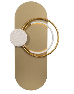 DEC - 10 ΔΙΑΚΟΣΜΗΤΙΚΟ ΦΩΤΙΖΟΜΕΝΟ LED  ΠΑΡΑΛΛΗΛΟΓΡΑΜΜΟ ΜΕ ΚΥΚΛΟ ΣΤΗ ΜΕΣΗ 10W 3000K 600 LUM