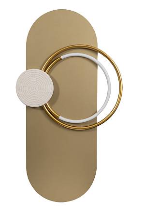 DEC - 10 ΔΙΑΚΟΣΜΗΤΙΚΟ ΦΩΤΙΖΟΜΕΝΟ LED  ΠΑΡΑΛΛΗΛΟΓΡΑΜΜΟ ΜΕ ΚΥΚΛΟ ΣΤΗ ΜΕΣΗ 10W 3000K 600 LUM