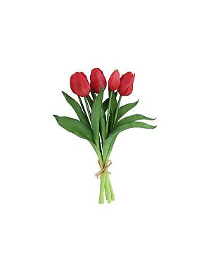 Μπουκέτο τουλίπες κοκκινη  28εκ.
