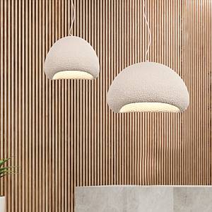 Inlight Κρεμαστό φωτιστικό από Fiberglass 1XE27 D:40cm (4067-C)