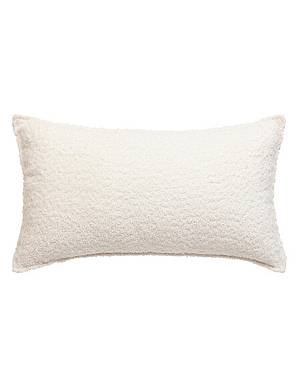 Μαξιλάρι λευκό μπουκλέ 30x50cm