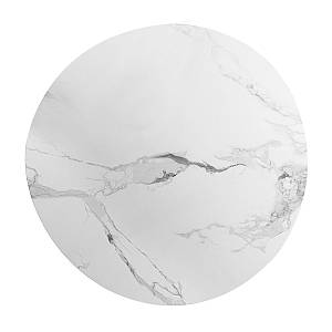 KAIA COFFEE TABLE SET 2ΤΕΜ ΛΕΥΚΟ ΜΑΥΡΟ 70x70x40