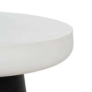 MYKONOS COFFEE TABLE ΛΕΥΚΟ ΜΑΥΡΟ 90x90x39