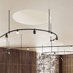 Inlight Φωτιστικό LED 12W 3000K για Chandler Track μαύρη απόχρωση D:6cmX12,5cm (13C-00031)