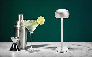 Φωτιστικό επαναφορτιζόμενο Led 3w 3CCT Dimmable ασημί