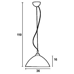 Φωτιστικό μονόφωτο γυαλί λιλά Ε27 Φ36