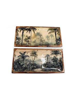 Δίσκος Mango Φοίνικες 2σχέδια 40x19cm