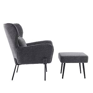 CHILLOUT ΠΟΛΥΘΡΟΝΑ ΓΚΡΙ ΣΚΟΥΡΟ 84x74x97.5