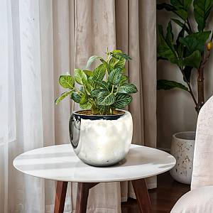 ARGENTO ΒΑΖΟ 28x28x24 ΚΕΡΑΜΙΚΟ ΑΣΗΜΙ