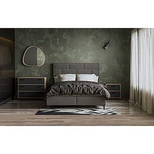 IMAGE ΣΥΡΤΑΡΙΕΡΑ 3ΣΥΡΤΑΡΙΑ SONOMA ΓΚΡΙ ΣΚΟΥΡΟ 90x45xH78cm