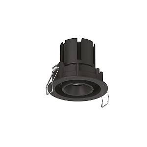 Inlight Downlight σποτ 7W 3CCT σε μαύρη απόχρωση (X00230B)