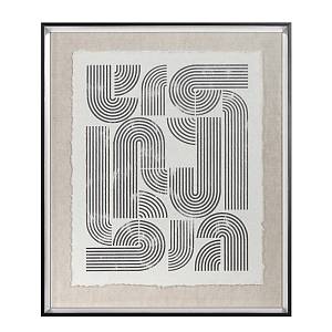 DARE TO DREAM ΠΙΝΑΚΑΣ ΔΙΑΚΟΣΜΗΣΗΣ 50x60x4 ΓΥΑΛΙ ΛΕΥΚΟ ΜΑΥΡΟ ΞΥΛΟ ΜΑΥΡΟ