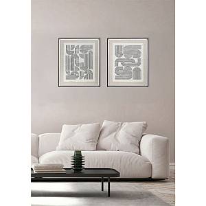 DARE TO DREAM ΠΙΝΑΚΑΣ ΔΙΑΚΟΣΜΗΣΗΣ 50x60x4 ΓΥΑΛΙ ΛΕΥΚΟ ΜΑΥΡΟ ΞΥΛΟ ΜΑΥΡΟ