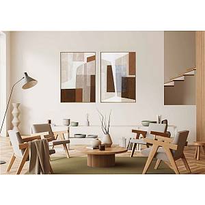 RAGNA ΠΙΝΑΚΑΣ ΔΙΑΚΟΣΜΗΣΗΣ 70x100x4 ΚΑΜΒΑΣ ΠΟΛΥΧΡΩΜΟ ΞΥΛΟ ΦΥΣΙΚΟ