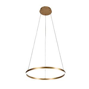 Inlight Κρεμαστό φωτιστικό LED 36W 3CCT (by switch on base) D:80cm (6095-AB-Silver)