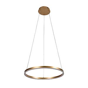 Inlight Κρεμαστό φωτιστικό LED 36W 3CCT (by switch on base) D:80cm (6095-AB-Silver)