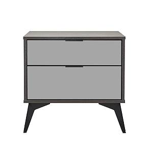 SPECCHIO ΚΟΜΟΔΙΝΟ 2ΣΥΡΤΑΡΙΑ ΜΑΥΡΟ OAK ΚΑΘΡΕΠΤΗΣ 58x39x55