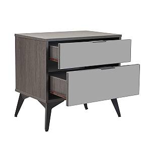 SPECCHIO ΚΟΜΟΔΙΝΟ 2ΣΥΡΤΑΡΙΑ ΜΑΥΡΟ OAK ΚΑΘΡΕΠΤΗΣ 58x39x55