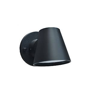 it-Lighting Canyon 1xGU10 Outdoor Wall Lamp Black D:100x105x135mm (80206214)