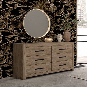 DODO ΣΥΡΤΑΡΙΕΡΑ OAK ΣΚΟΥΡΟ 132x45x75