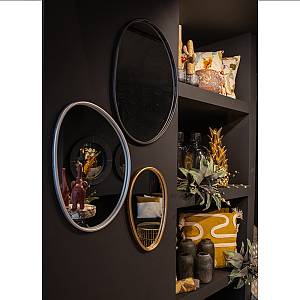 STONE GOLD ΚΑΘΡΕΠΤΗΣ ΤΟΙΧΟΥ ΧΡΥΣΟ ΜΑΤ 26x2.5x40.6