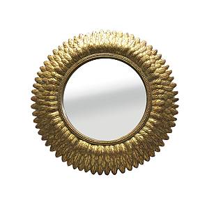 SAYAP ΚΑΘΡΕΠΤΗΣ ΤΟΙΧΟΥ 38.5x38.5x3 POLYRESIN ΧΡΥΣΟ ANTIQUE