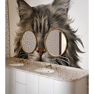 LISCIO ΚΑΘΡΕΠΤΗΣ ΤΟΙΧΟΥ ΧΡΥΣΟ 46x46x3