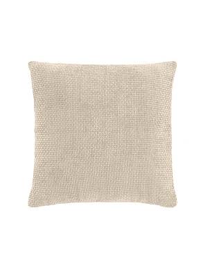 Μαξιλάρι chenille velvet μπεζ 45x45cm