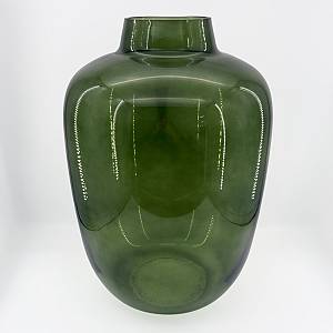 VIDRIO ΒΑΖΟ 34x34x48cm ΓΥΑΛΙ ΠΡΑΣΙΝΟ