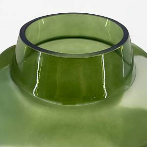 VIDRIO ΒΑΖΟ 34x34x48cm ΓΥΑΛΙ ΠΡΑΣΙΝΟ