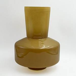 OPAC ΒΑΖΟ 20x20x25cm ΓΥΑΛΙ LIME