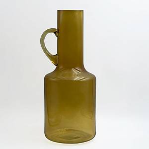 ARTISAN ΒΑΖΟ 14x14x35cm ΓΥΑΛΙ ΚΙΤΡΙΝΟ