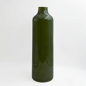 FINO ΒΑΖΟ 12x12x39.5cm ΓΥΑΛΙ ΠΡΑΣΙΝΟ