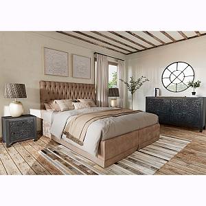 VOLCANO ΚΟΜΟΔΙΝΟ 1ΠΟΡΤΑ 1ΣΥΡΤΑΡΙ ΜΑΥΡΟ 50x40x50cm