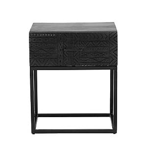 AZTEC ΚΟΜΟΔΙΝΟ 1ΣΥΡΤΑΡΙ ΜΑΥΡΟ 50x35x60cm