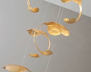 PDC 1291-6 GD ΠΟΛΥΦΩΤΟ ΝΟΥΦΑΡΟ ΜΕΤΑΛΛΙΚΟ ΧΡΥΣΟ LED