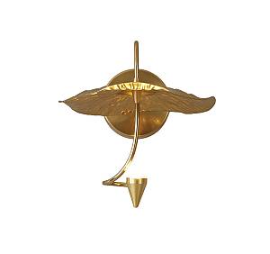 WLC 1290 ΑΠΛΙΚΑ ΜΕΤΑΛΛΙΚΗ  LED  ΝΟΥΦΑΡΟ  ΧΡΥΣΟ LED