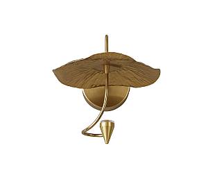 WLC 1290 ΑΠΛΙΚΑ ΜΕΤΑΛΛΙΚΗ  LED  ΝΟΥΦΑΡΟ  ΧΡΥΣΟ LED