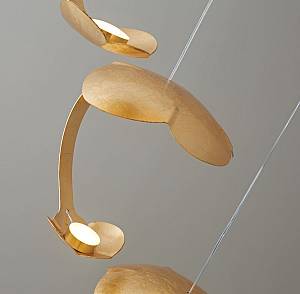 PDC 1291-6 GD ΠΟΛΥΦΩΤΟ ΝΟΥΦΑΡΟ ΜΕΤΑΛΛΙΚΟ ΧΡΥΣΟ LED