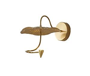 WLC 1290 ΑΠΛΙΚΑ ΜΕΤΑΛΛΙΚΗ  LED  ΝΟΥΦΑΡΟ  ΧΡΥΣΟ LED